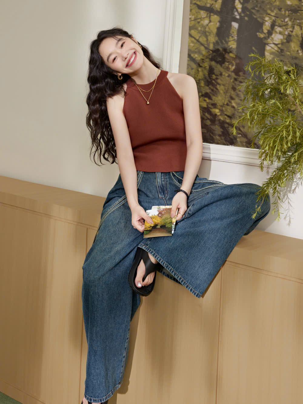 Quần Jean Ống Rộng Thương Hiệu Kuose