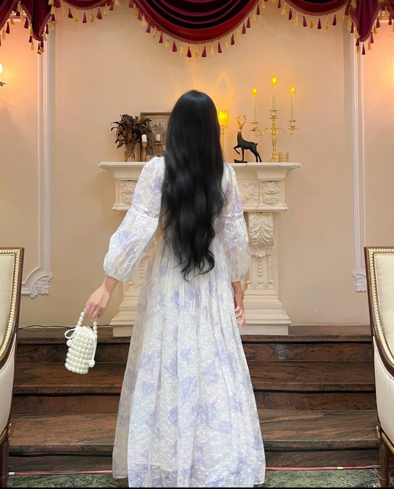 Váy Victoria Thương Hiệu Flower and dot
