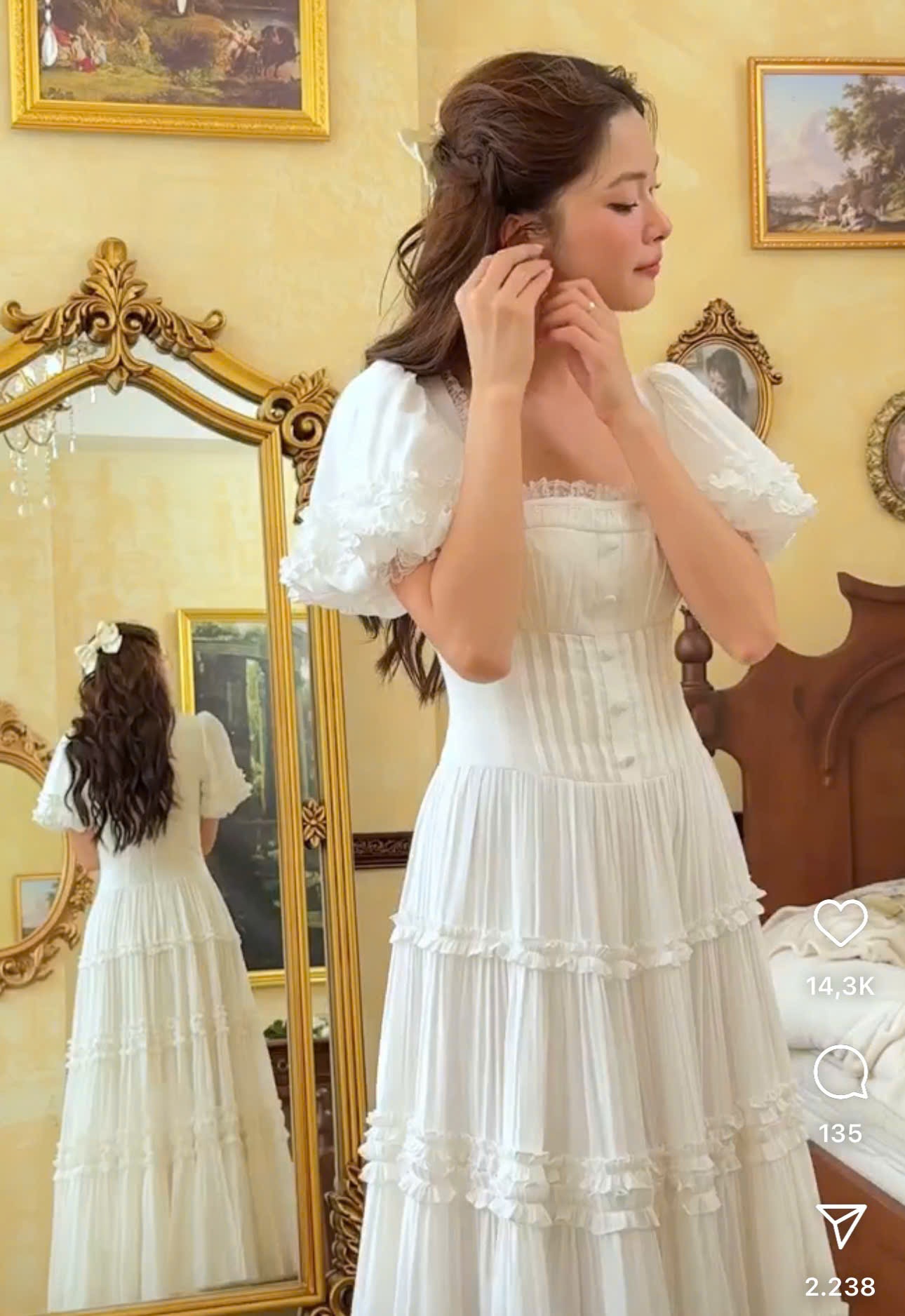 Váy Claire Thương Hiệu Sò Vintage