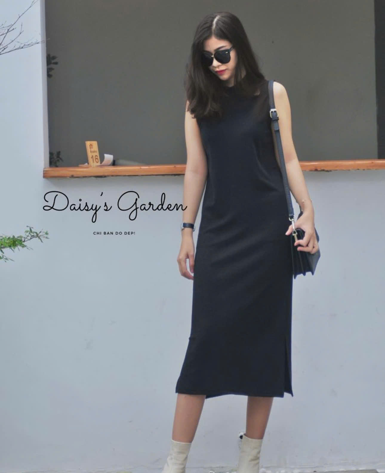Đầm thun gân cao cấp