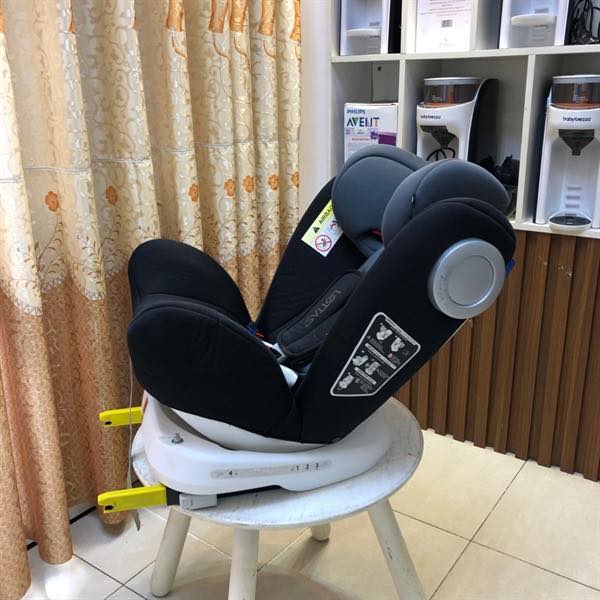 Ghế ô tô trẻ em xoay LETTAS xoay 360, isofix, cho bé sơ sinh đến 12 tuổi