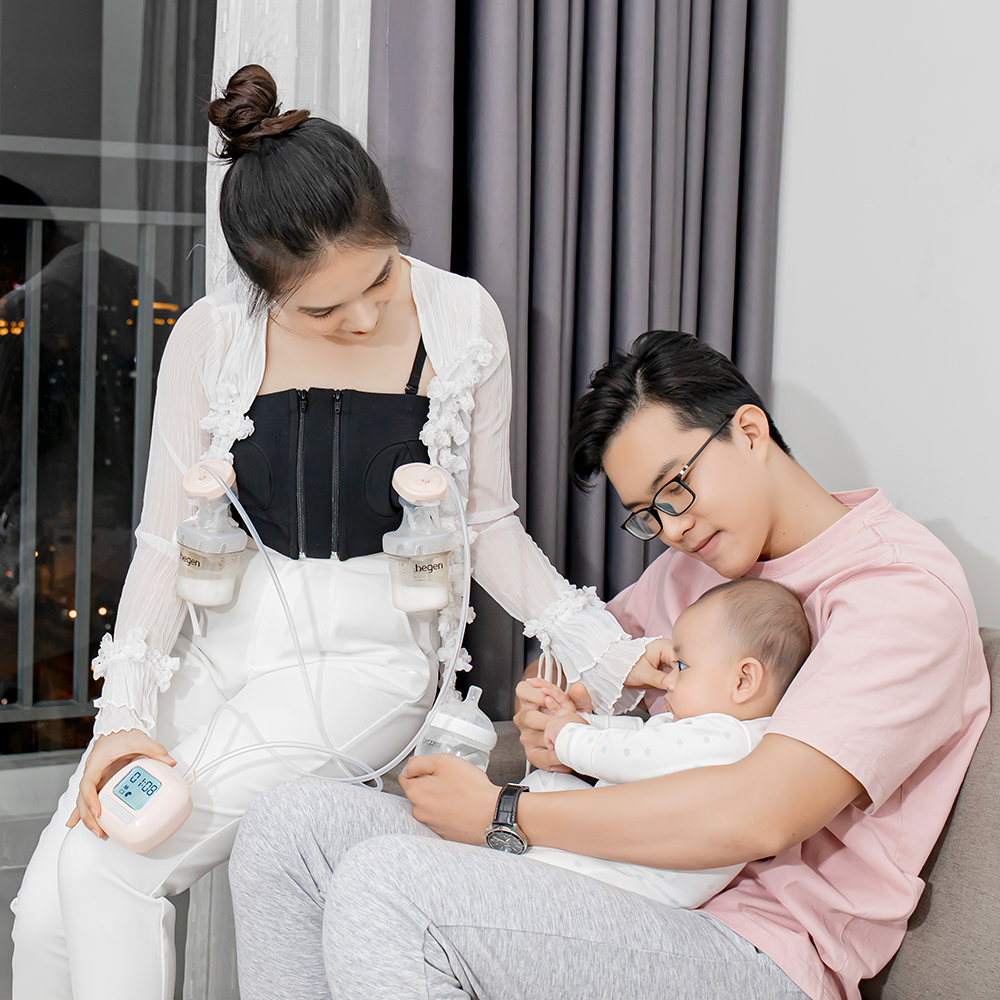 Áo hút sữa rãnh tay Simple Wishes màu đen