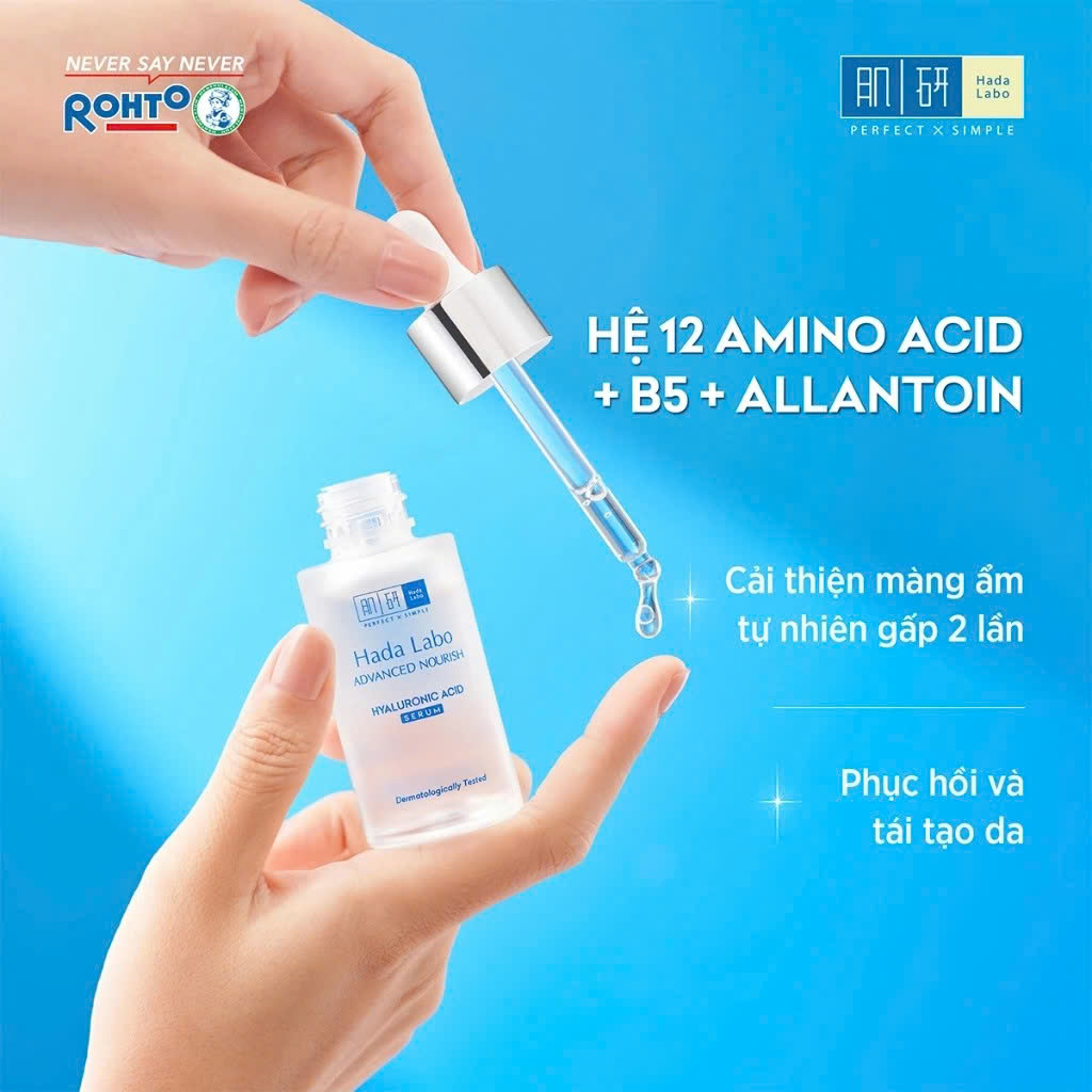 Serum dưỡng ẩm tối ưu Hada Labo Advanced Nourish Hyaluronic Acid 2% (30ml)