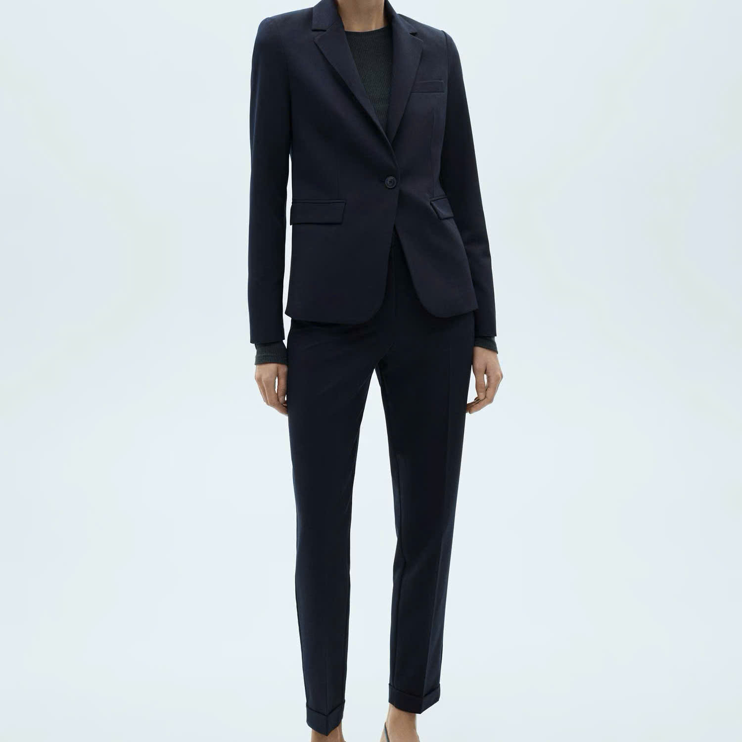 Quần Trouser Form Đứng Thương Hiệu MANGO