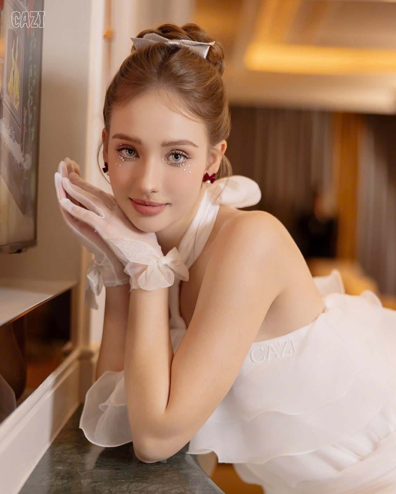 Váy Yếm Bồng Bềnh Thương Hiệu CAZI
