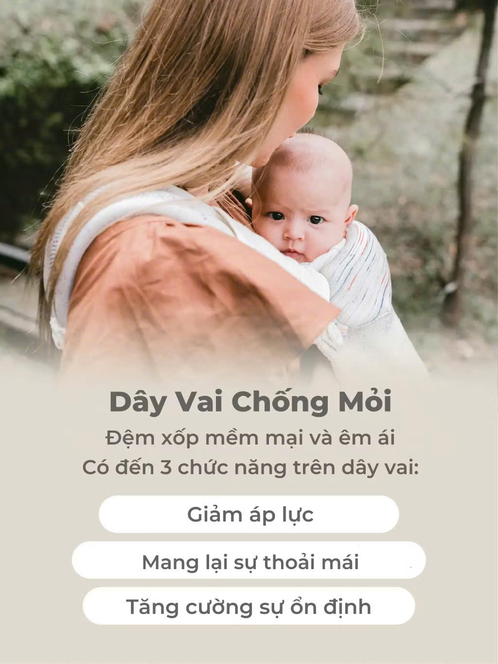 MOOIMOM Địu Em Bé Cao Cấp AiryKnit