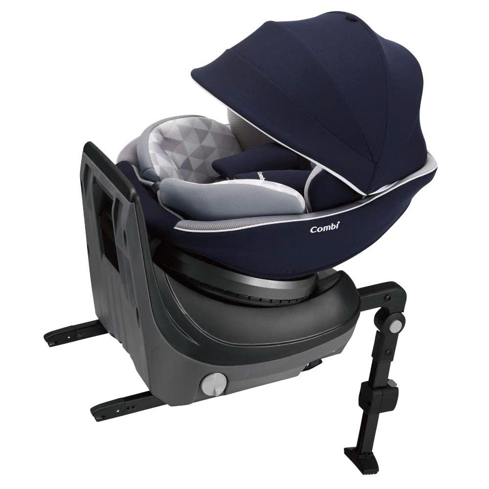 Ghế ngồi ô tô Combi Culmove xoay 360° Smart Isofix (0-4Y) xanh navy