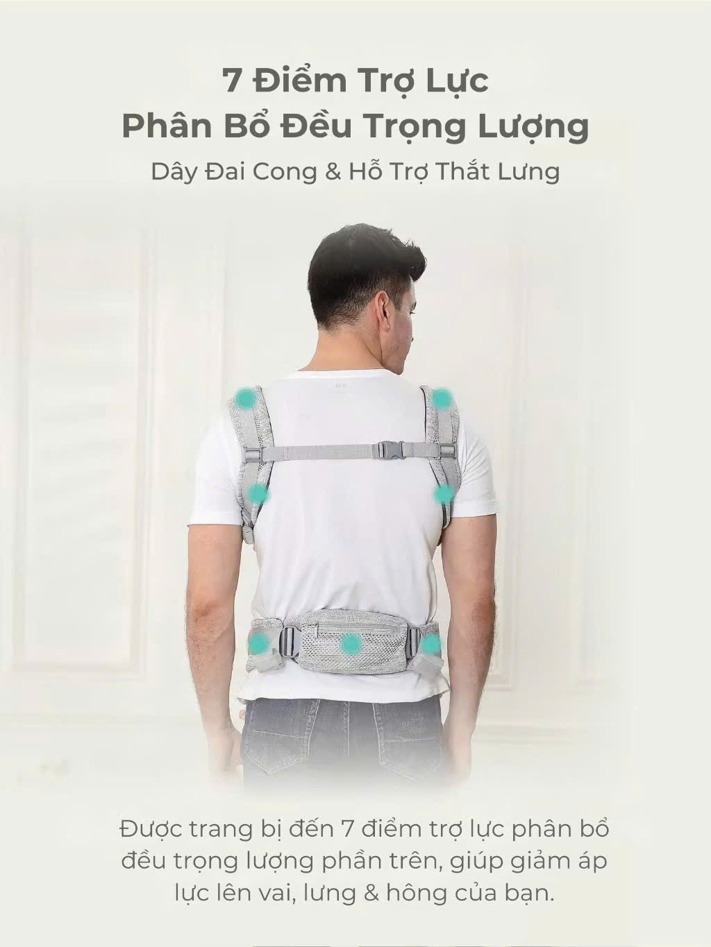 MOOIMOM Địu Em Bé Cao Cấp AiryKnit