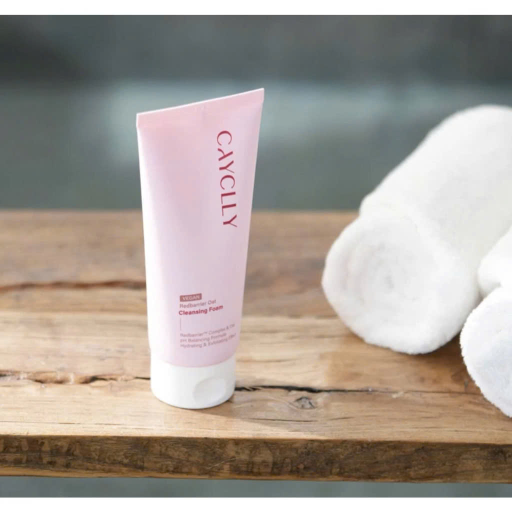 Sữa rửa mặt thuần chay CAYCLLY Redbarrier Oat Cleansing Foam