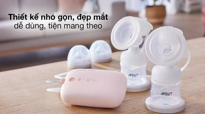 Máy hút sữa điện đôi Philips Avent Eureka SCF393.11