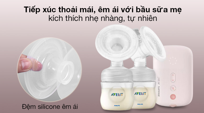 Máy hút sữa điện đôi Philips Avent Eureka SCF393.11