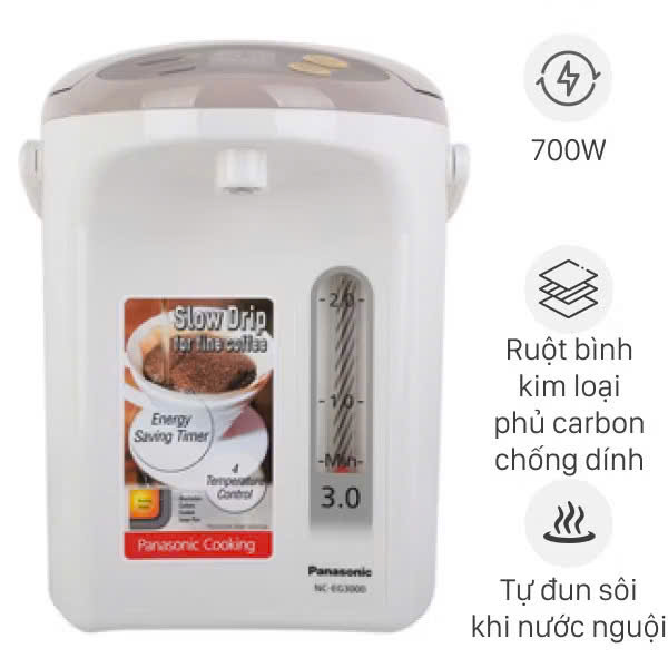 Bình thủy điện Panasonic NC-EG2200CSY