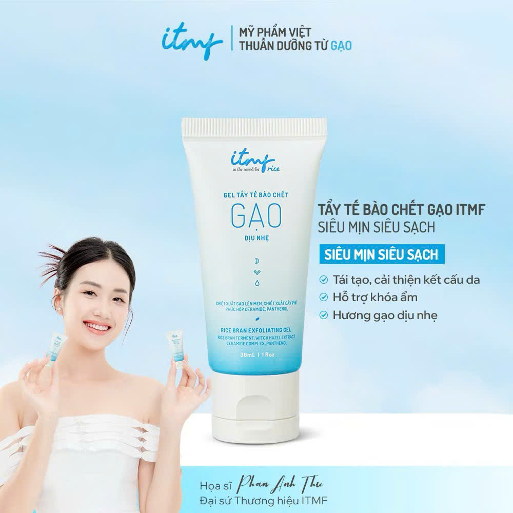 Gel Tẩy Tế Bào Chết Gạo ITMF Dịu Nhẹ 100mL