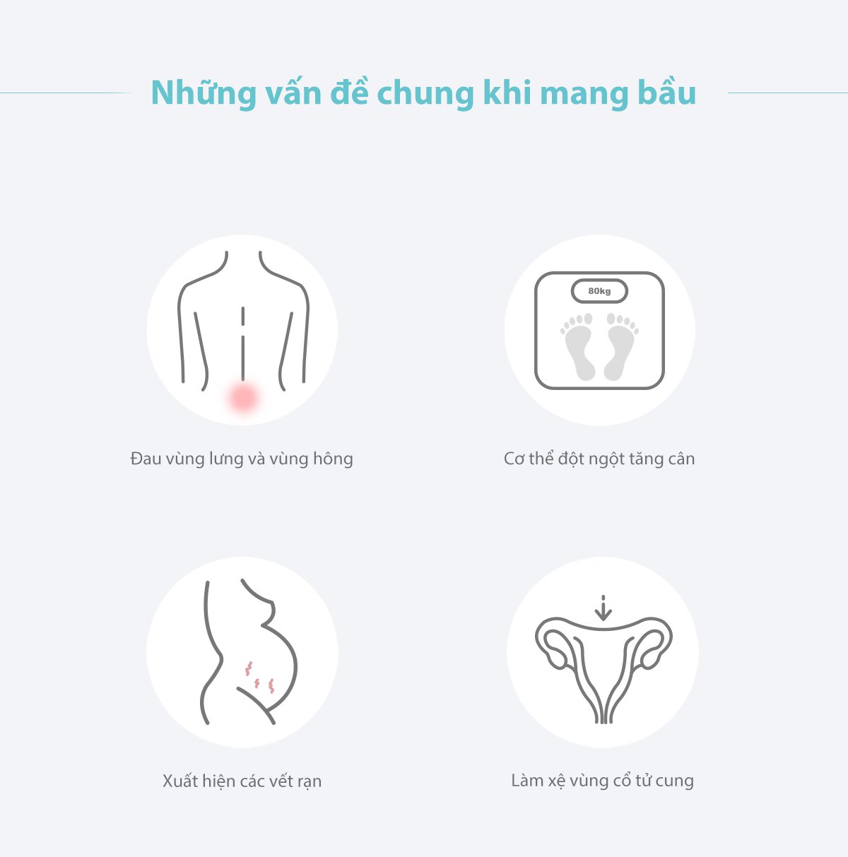 MOOIMOM Đai Nâng Bụng Bầu Vải Sợi Than Tre - Bamboo Maternity Support Belt