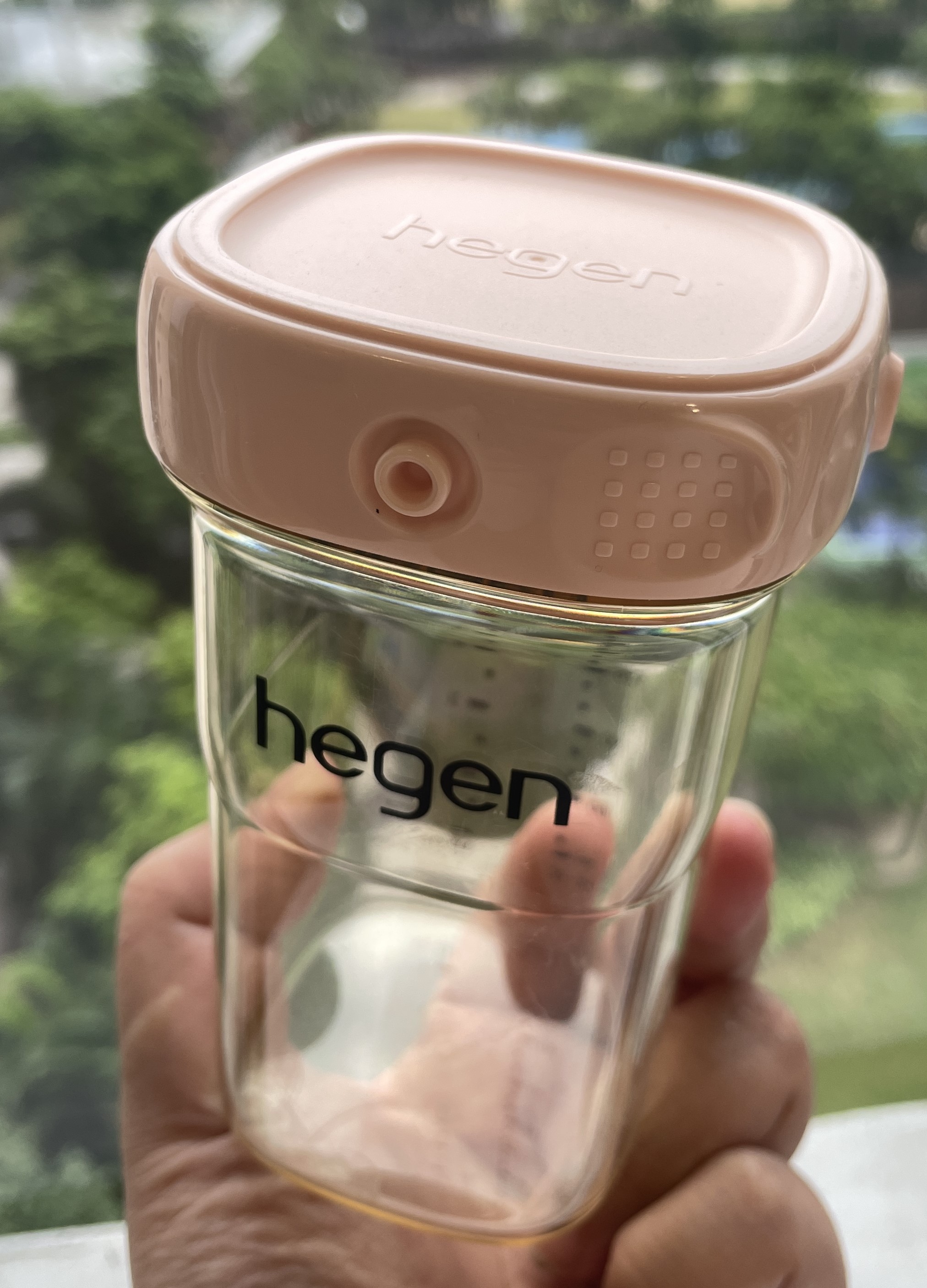 Bình trữ sữa Hegen PPSU 240ml HỒNG