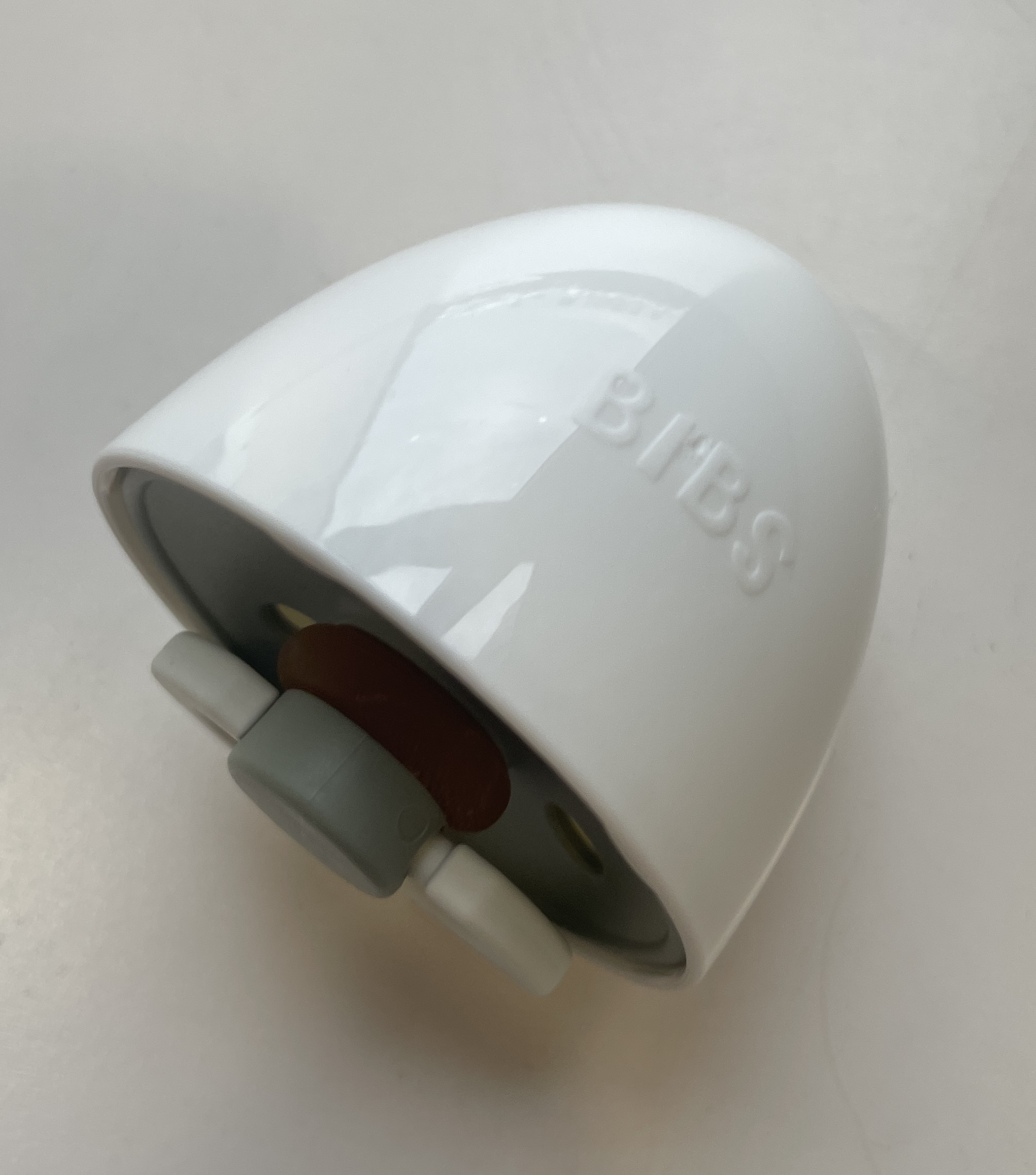 Ty ngậm núm tròn cao su tự nhiên BIBS Pacifier Colour Latex, Size 1 (0-6 tháng)