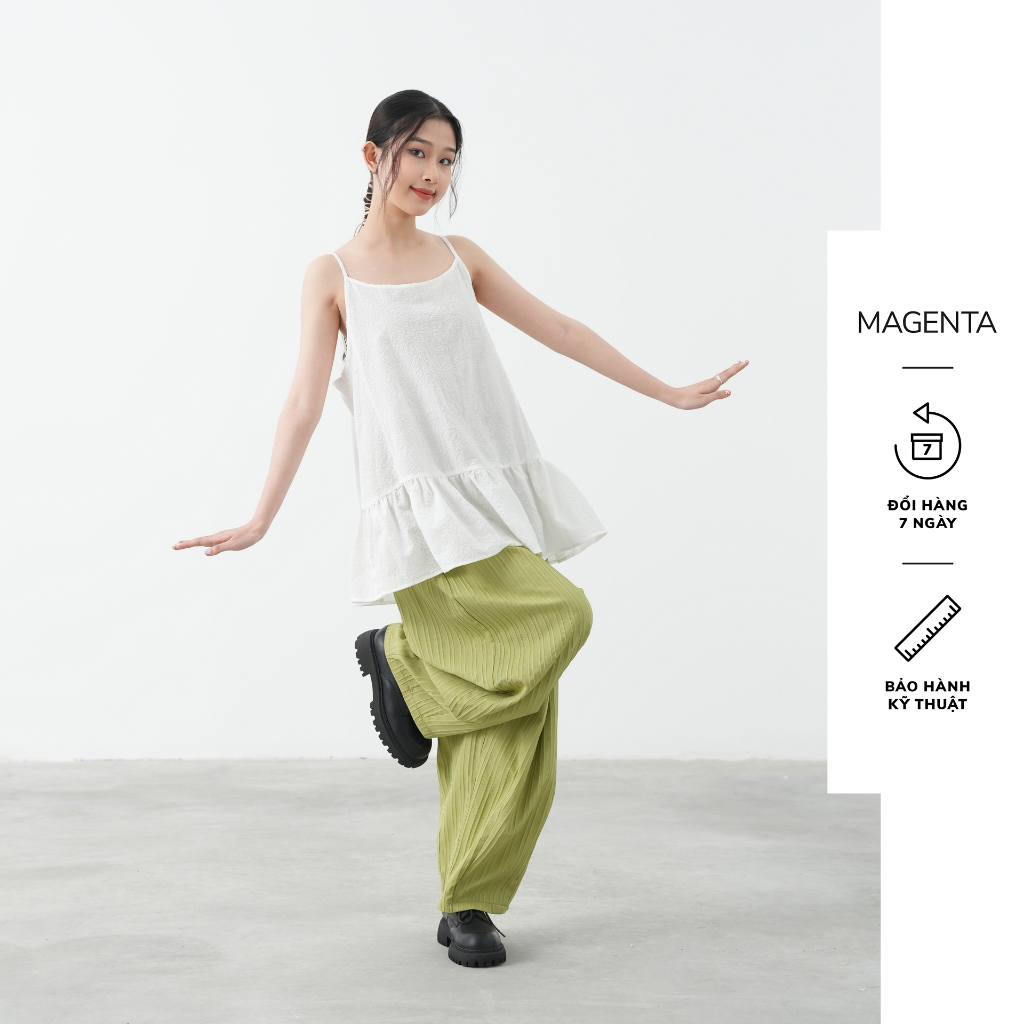 Áo 2 dây form xòe có dây rút vai thương hiệu MAGENTA