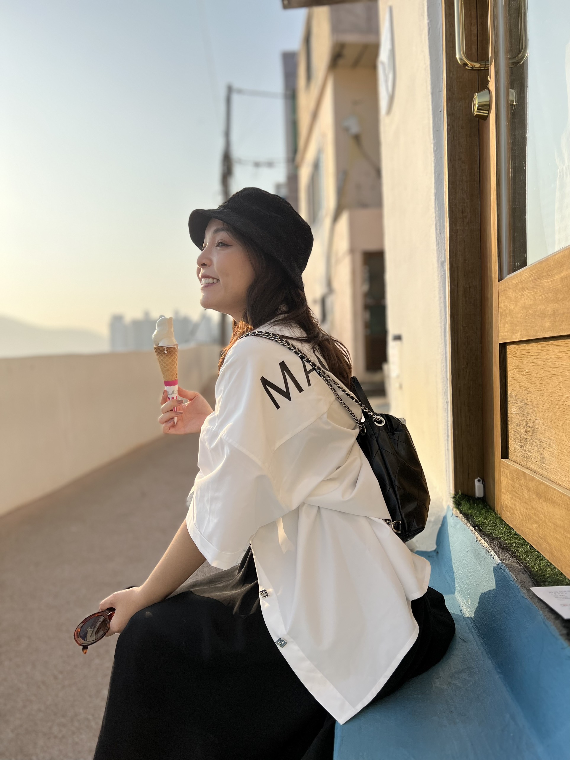 Áo sơ mi tay lỡ thương hiệu MA CHÉRIE