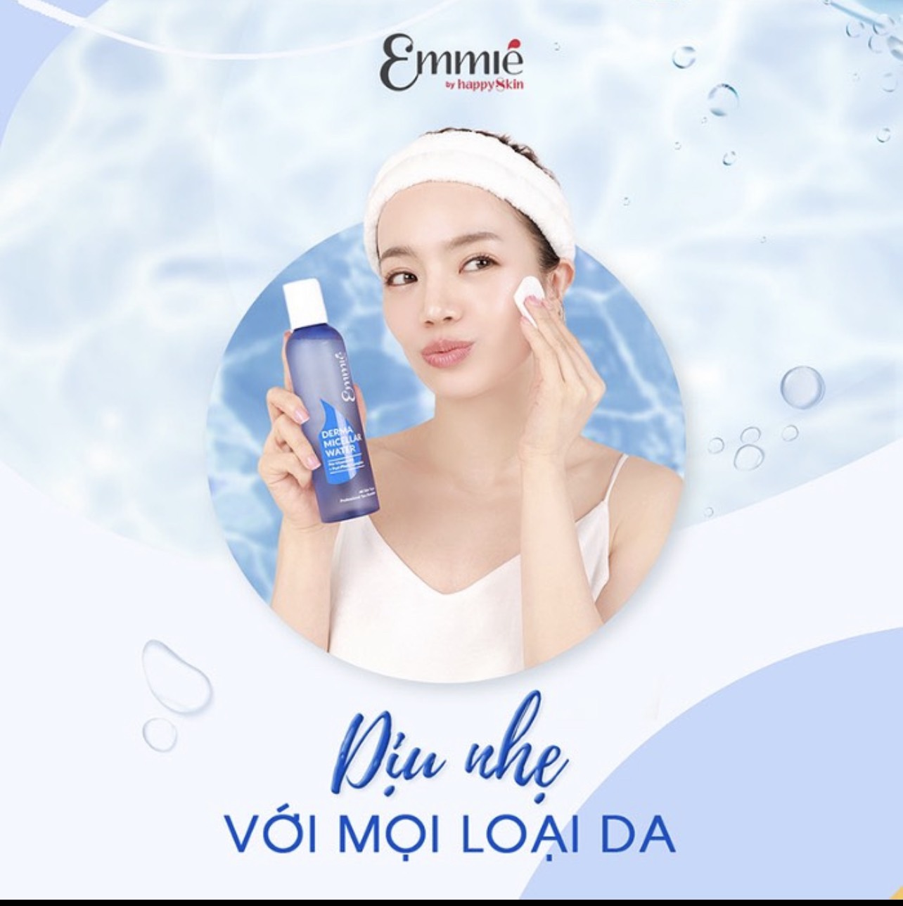 Nước Tẩy Trang Sạch Sâu Không Khô Da Emmie By Happy Skin 250ml