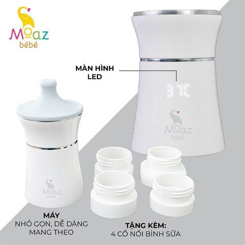 Máy hâm sữa Moaz BéBé di động không dây MB-041