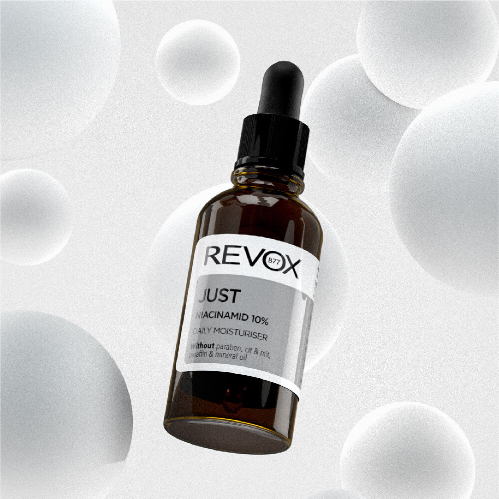 REVOX B77 Tinh Chất Revox B77 Just Niacinamide 10% Daily Moisturiser Dưỡng Ẩm Mặt & Cổ 30ml