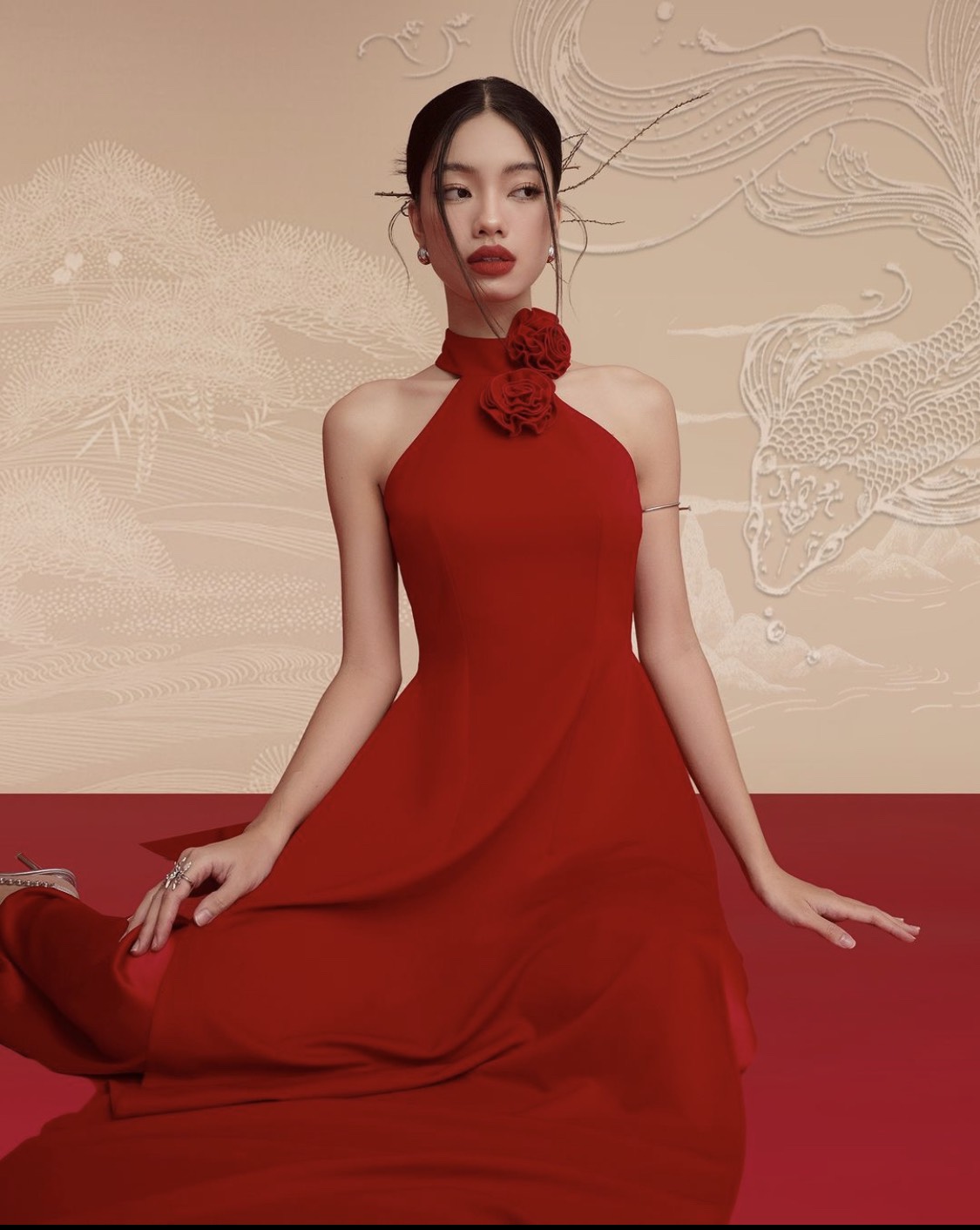 Set áo dài và quần thương hiệu RECHIC