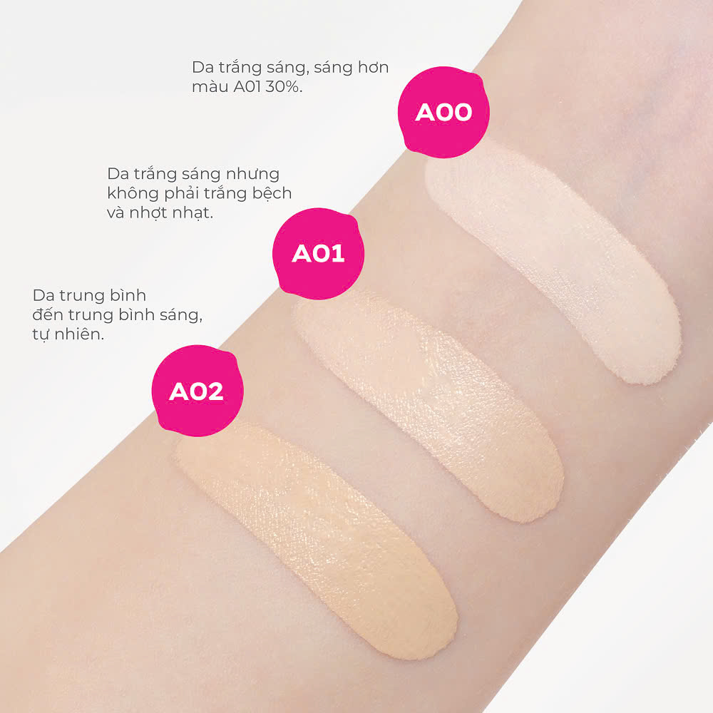 Phấn nước siêu kiềm dầu Lemonade Supermatte Cushion 15g màu 00.extra light