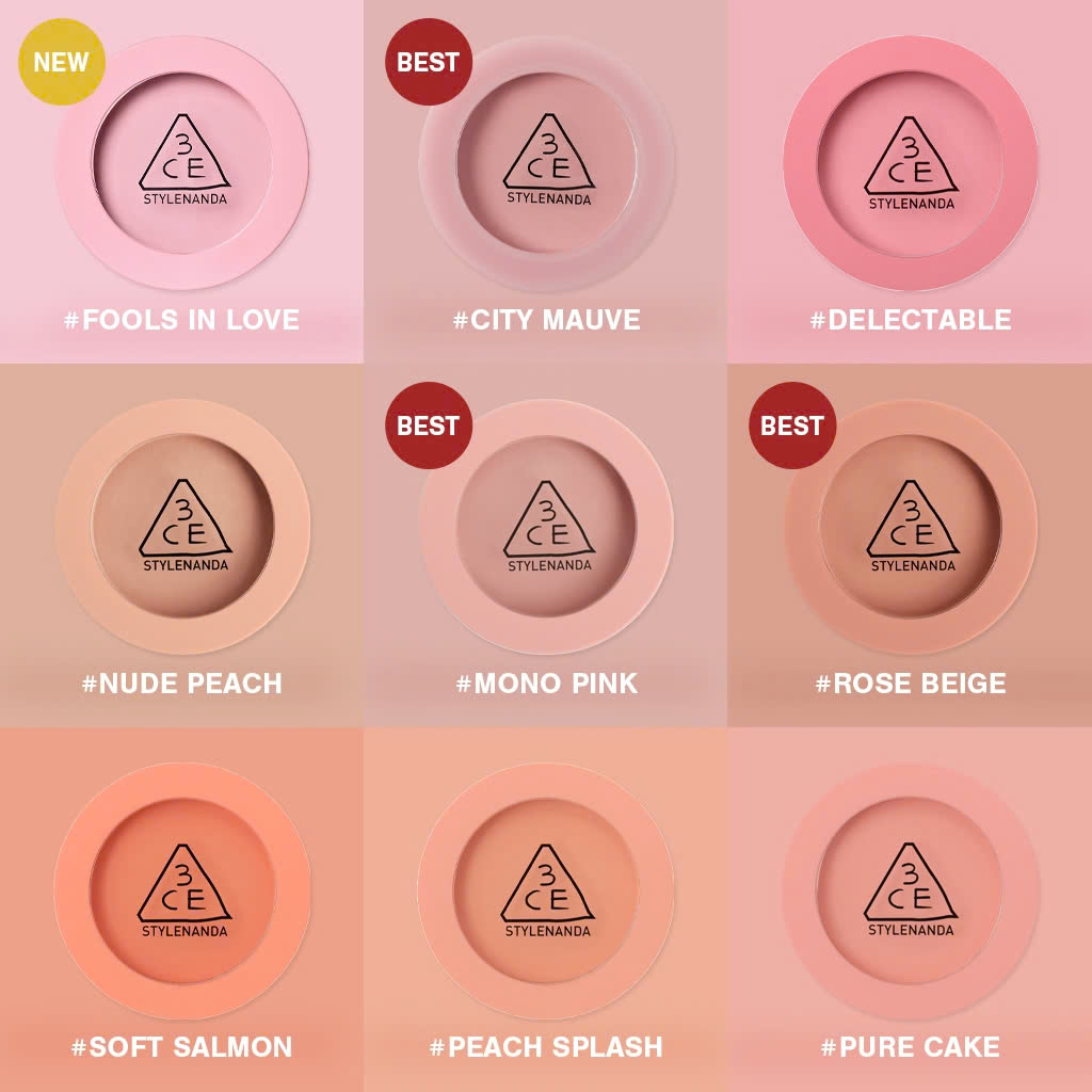 Phấn Má Hồng Mịn Lì 3CE 3CE Face Blush 5.5g