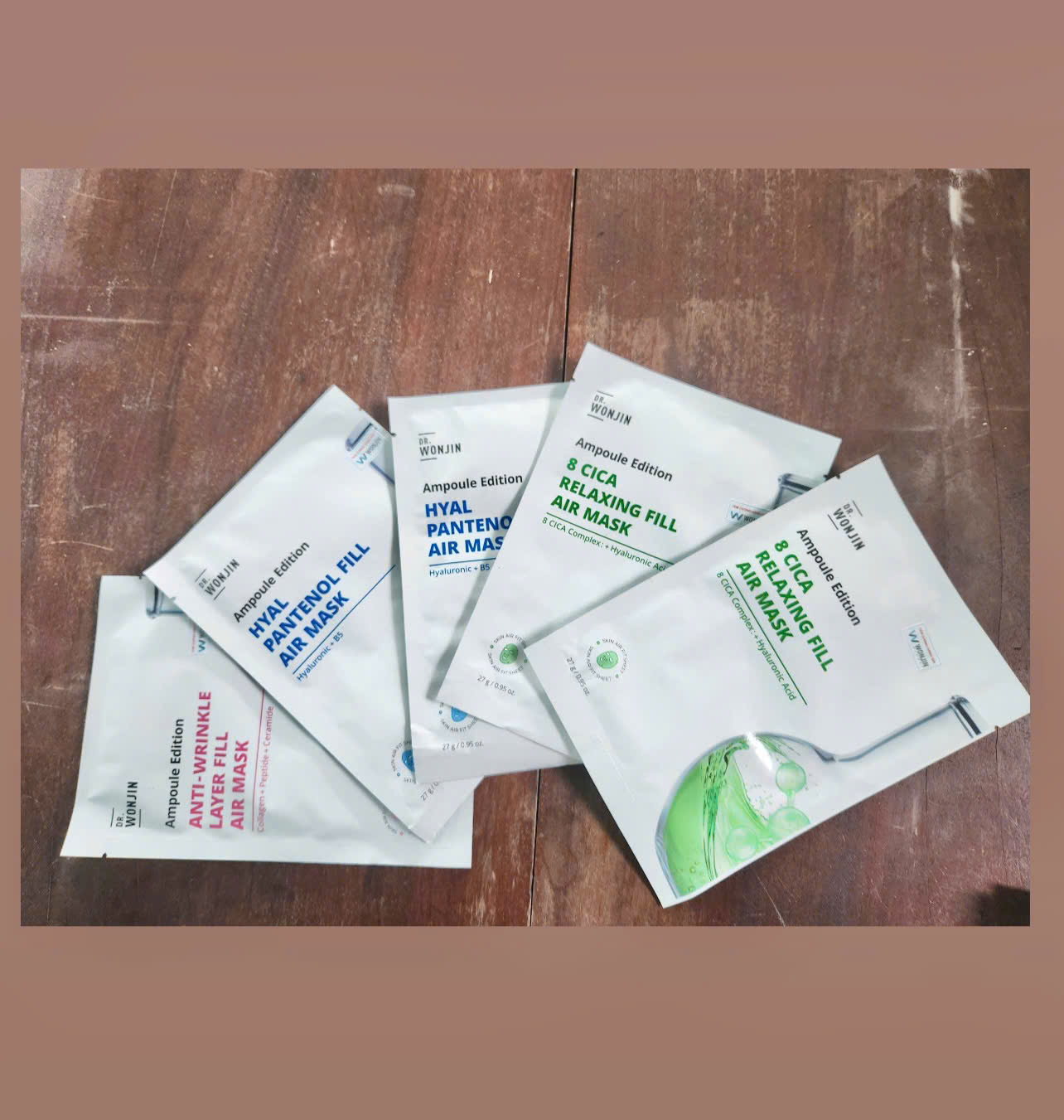 Set 5 Mặt Nạ Dưỡng Trắng Da, Chăm Da Chuẩn Clinic WonJin Mask