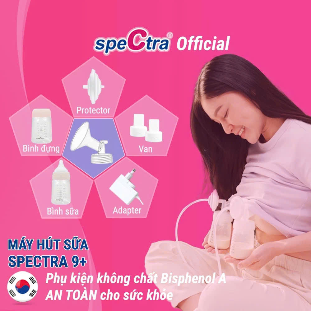 Máy hút sữa Spectra 9+ thương hiệu Spectra