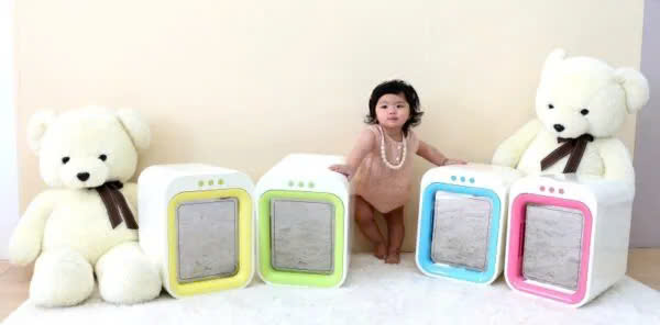 Máy tiệt trùng sấy khô, khử mùi bằng tia UV Upang, Màu Hồng