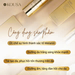 KEM TRỊ NÁM BỪNG SÁNG NMN KOUSA - Công thức độc quyền giúp điều trị nám, tàn nhang từ tận gốc, đem lại hiệu quả sau 1 liệu trình
