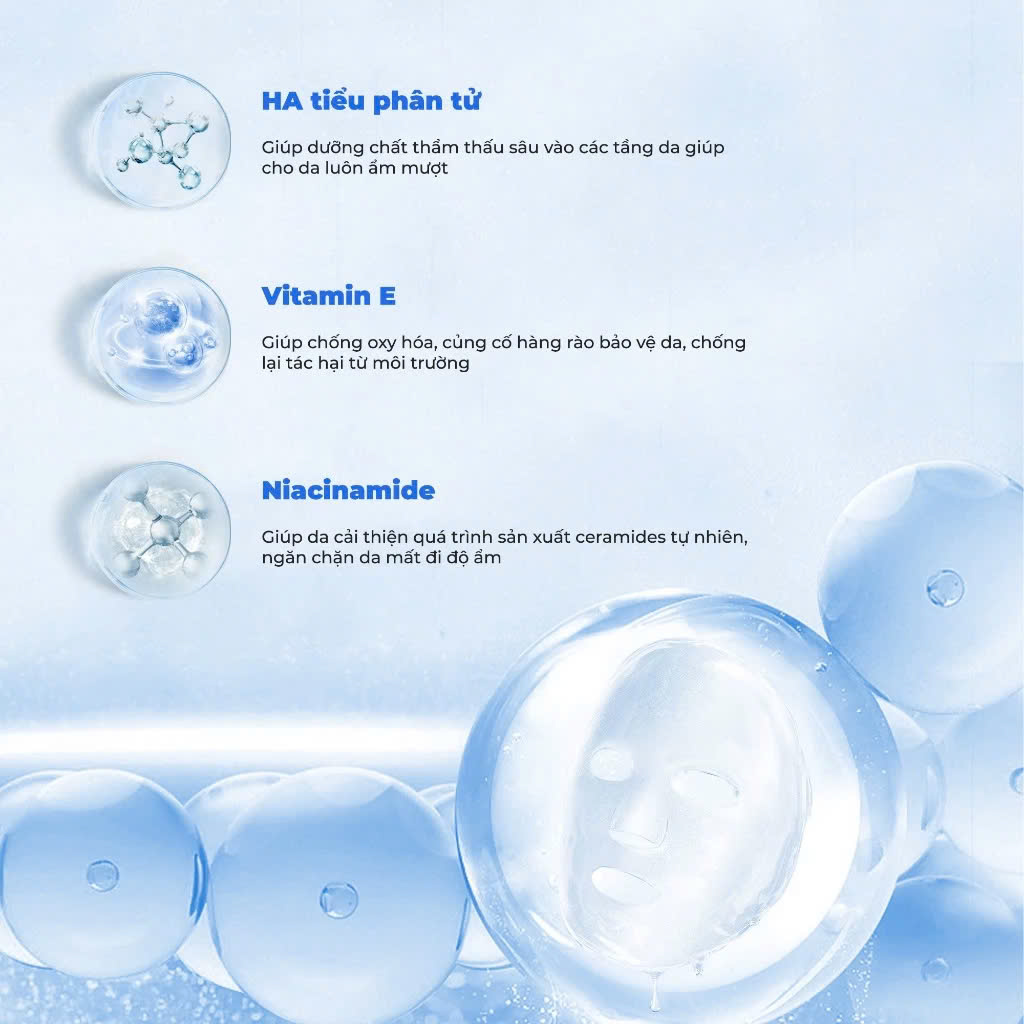 Combo 5 Mặt Nạ Phục Hồi Da Thô Ráp BNBG Vita Genic Hydrating Jelly Mask 30ml