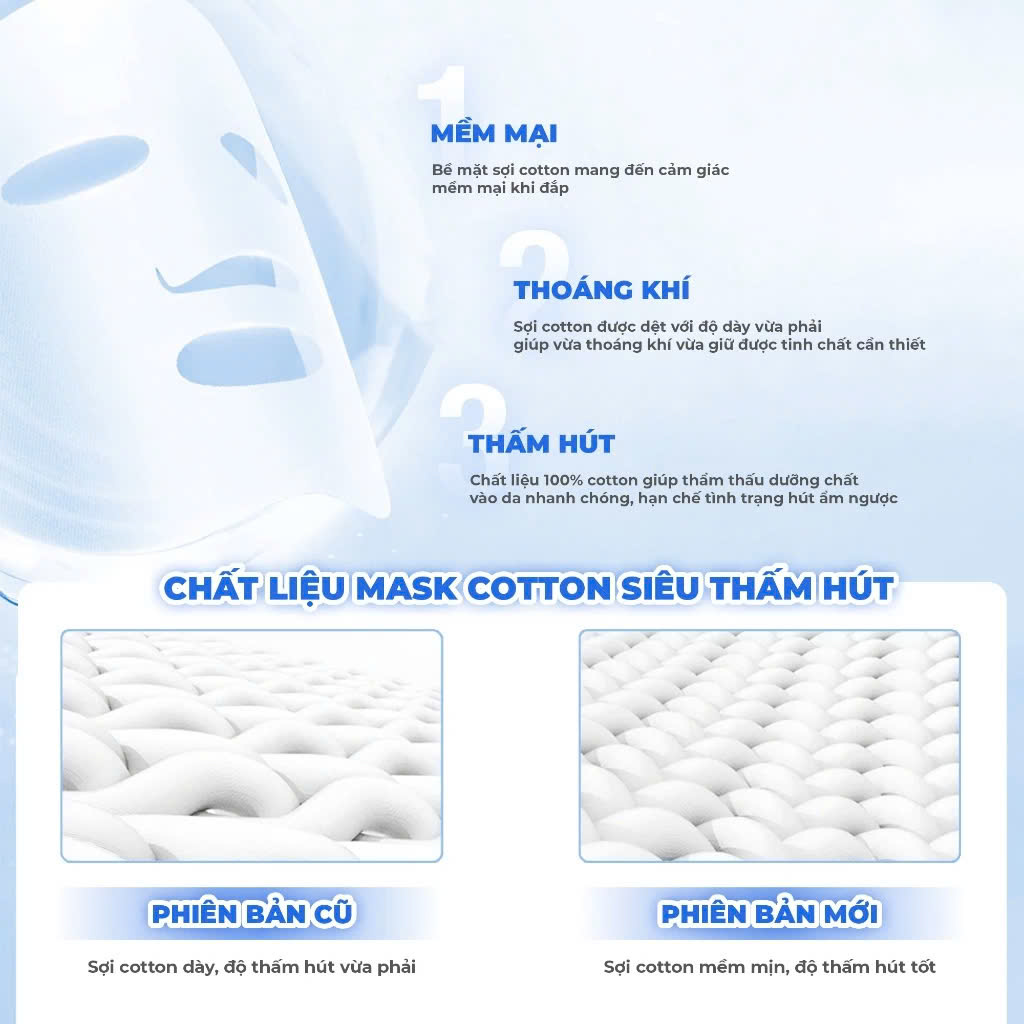 Combo 5 Mặt Nạ Phục Hồi Da Thô Ráp BNBG Vita Genic Hydrating Jelly Mask 30ml
