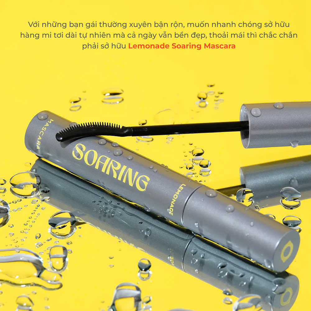 Chuốt mi tơi dài lâu trôi LEMONADE Soaring Mascara 6ml