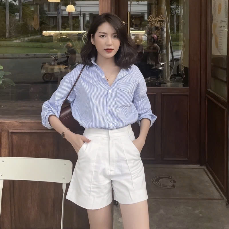 Quần short chần ly Thương Hiệu Ellyclothing