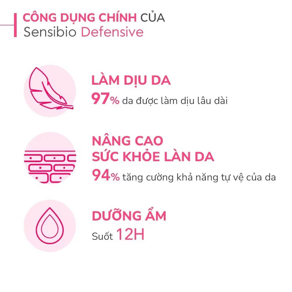 BIODERMA Kem Dưỡng Ẩm Bioderma Làm Dịu Dành Cho Da Nhạy Cảm Sensibio Defensive 40ml