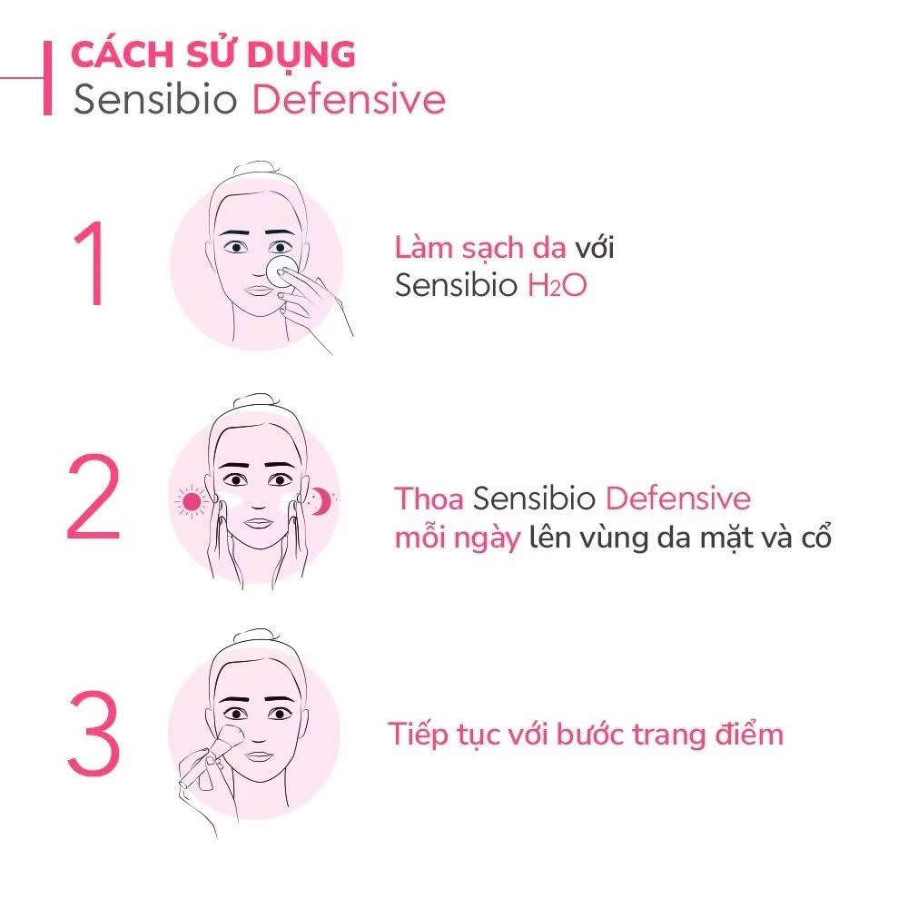 BIODERMA Kem Dưỡng Ẩm Bioderma Làm Dịu Dành Cho Da Nhạy Cảm Sensibio Defensive 40ml