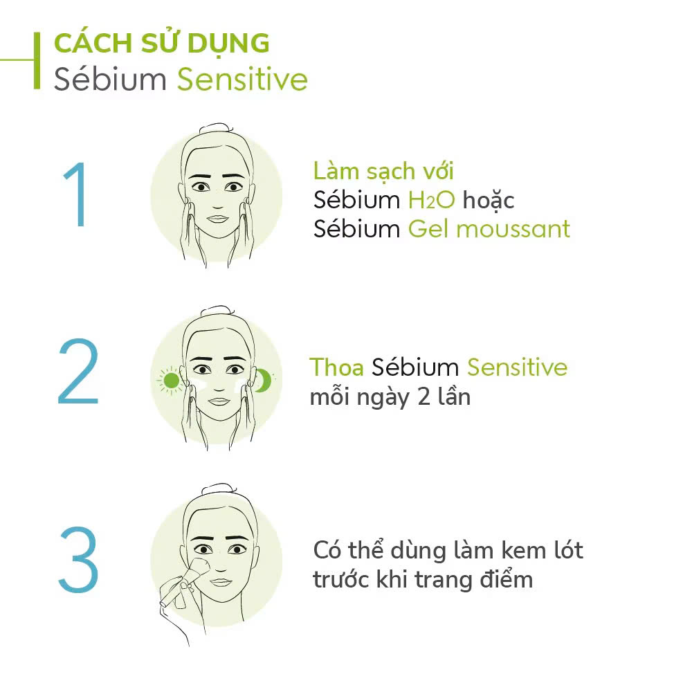 BIODERMA Kem Dưỡng Bioderma Sébium Sensitive Cho Da Mụn Nhạy Cảm 30ml