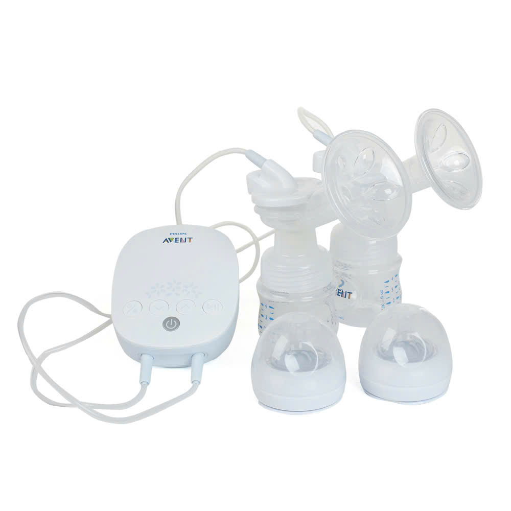 Máy hút sữa bằng điện đôi Philips Avent hoa tuyết