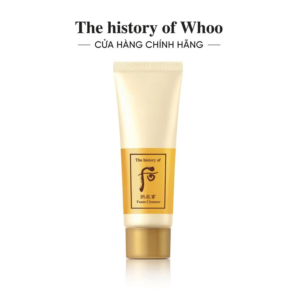 Sữa rửa mặt dưỡng ẩm The history of Whoo Gongjinhyang Facial Foam Cleanser 40ml