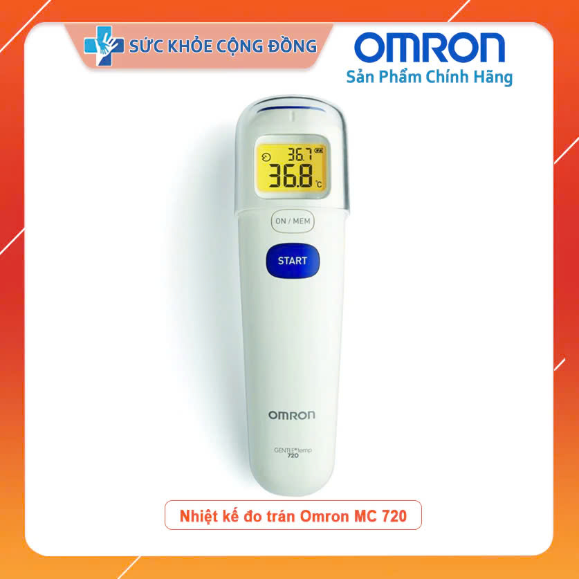 Nhiệt kế đo Trán Omron MC 720