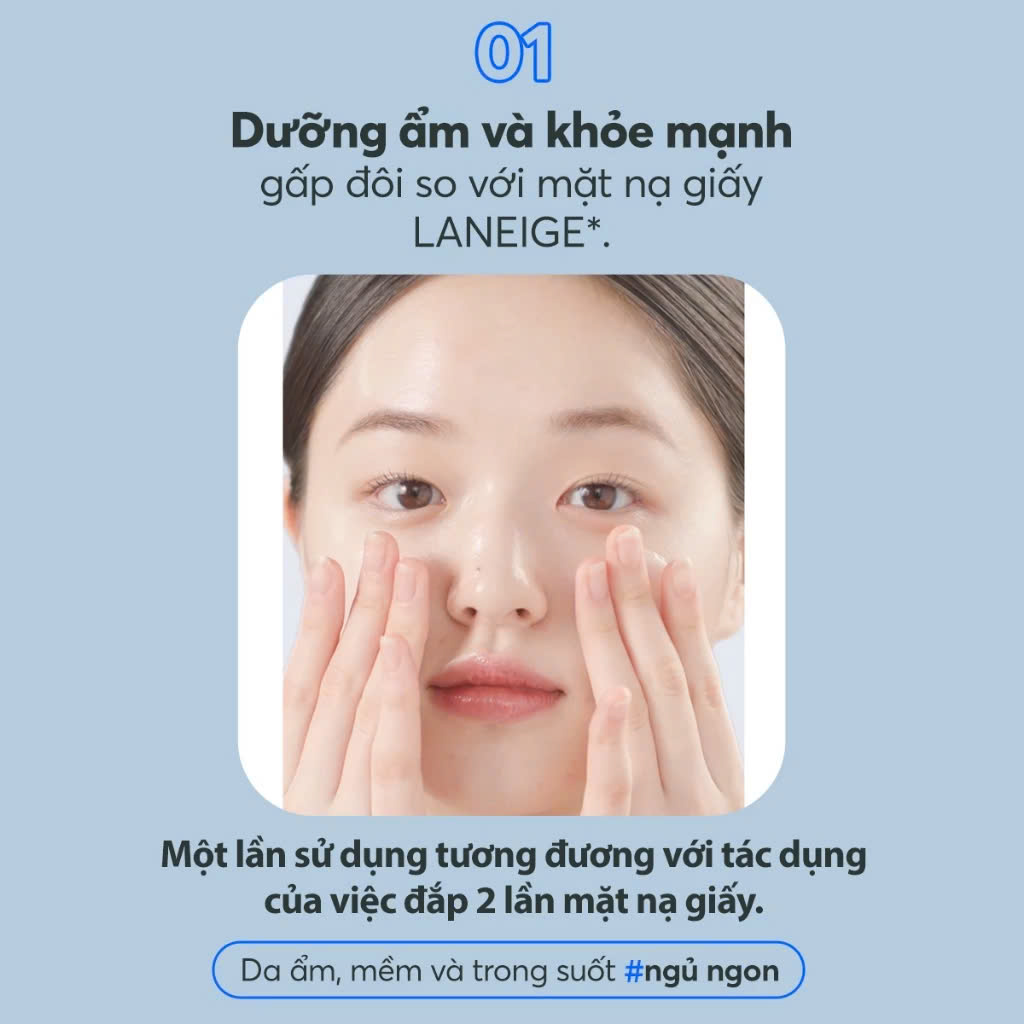 Mặt Nạ Ngủ Laneige Water Sleeping Mask EX 70ml Dưỡng Ẩm Bảo Vệ Da