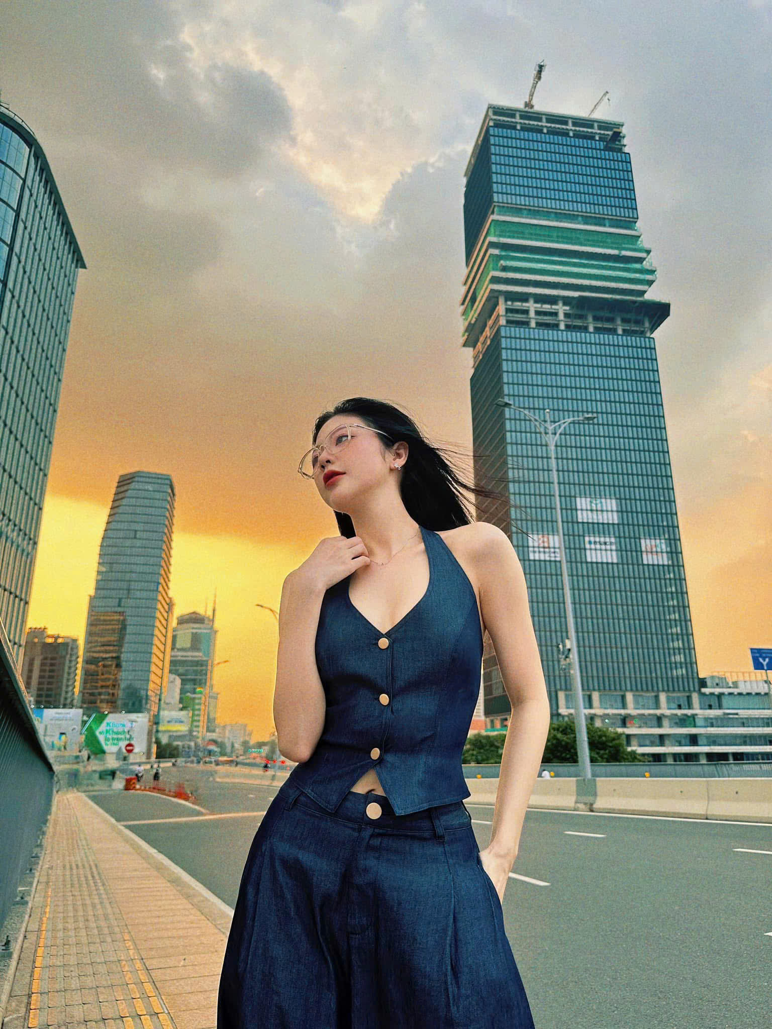 Set áo ghile & Quần Dài Thương Hiệu ANH