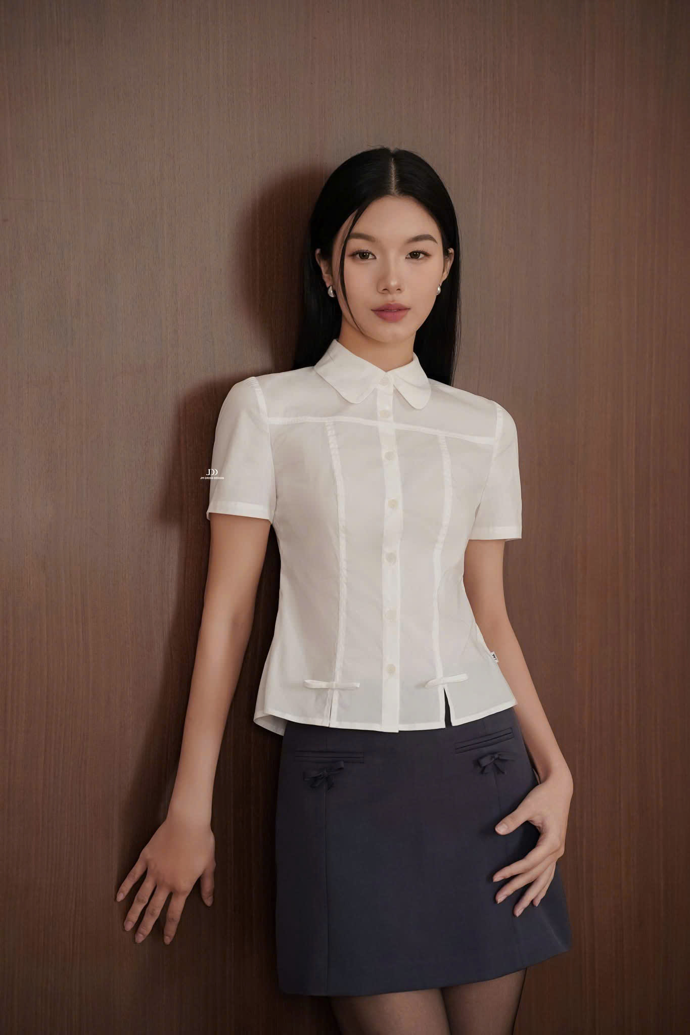 Áo sơ mi nữ sinh thương hiệu JM Design