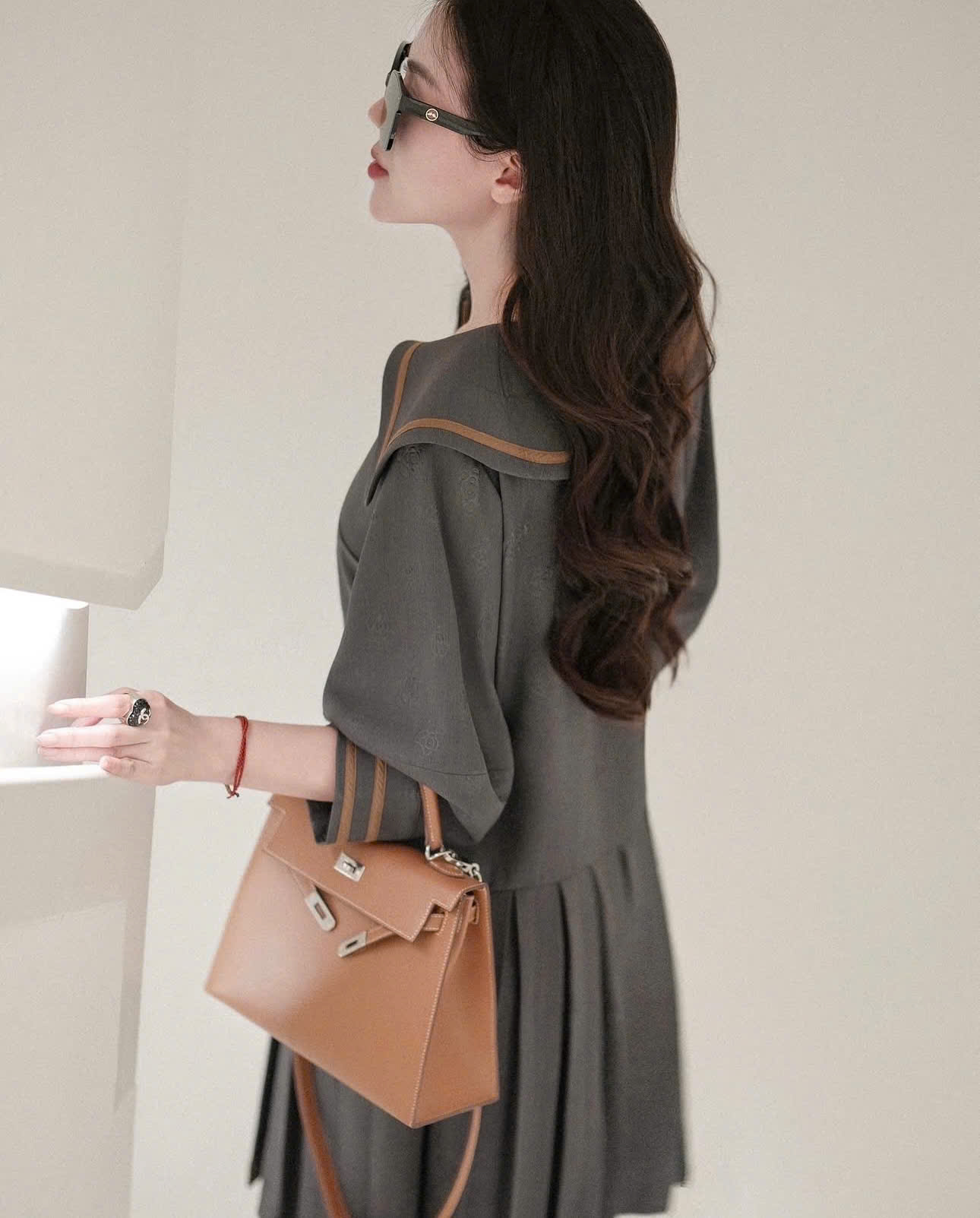 Váy Silas Dập Nổi Hoa 3D Lót Lụa (mẫu mới) thương hiệu H'allure