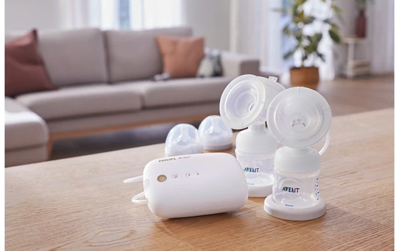Máy hút sữa điện đôi Eureka Plus Philips Avent SCF394.11