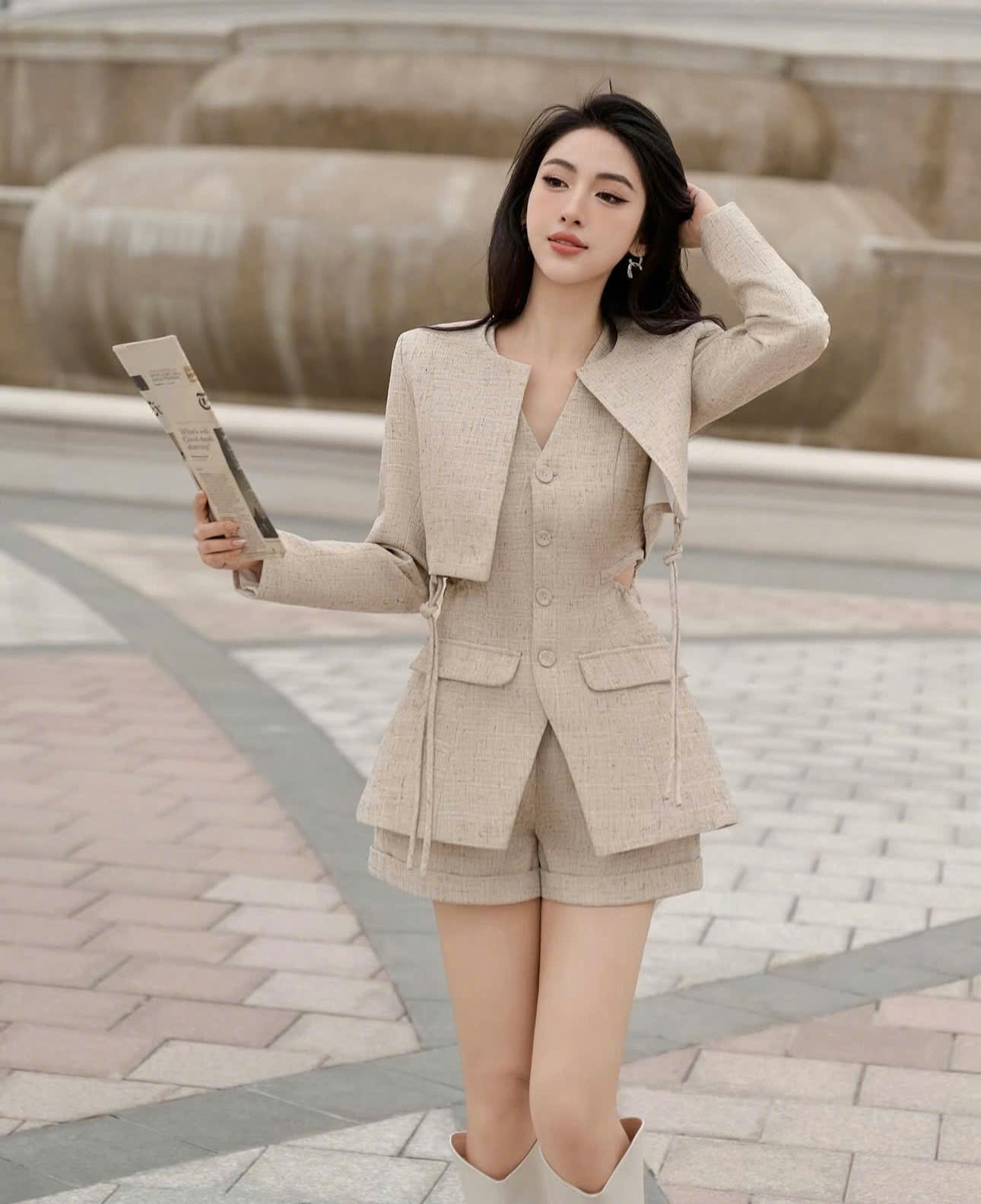 Áo Blazer Lửng Thương Hiệu LAGOM