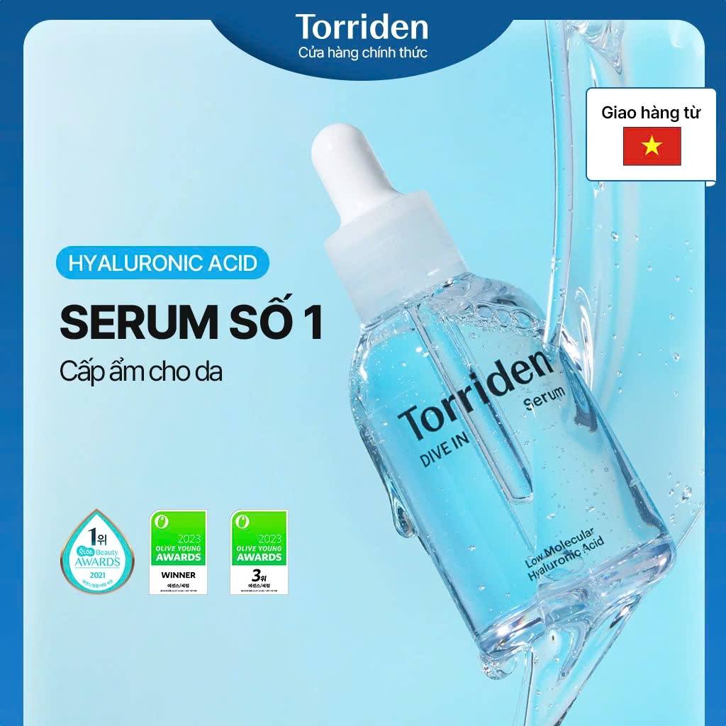 Serum Torriden Dưỡng Ẩm Sâu, Sáng Bóng Da 50ml