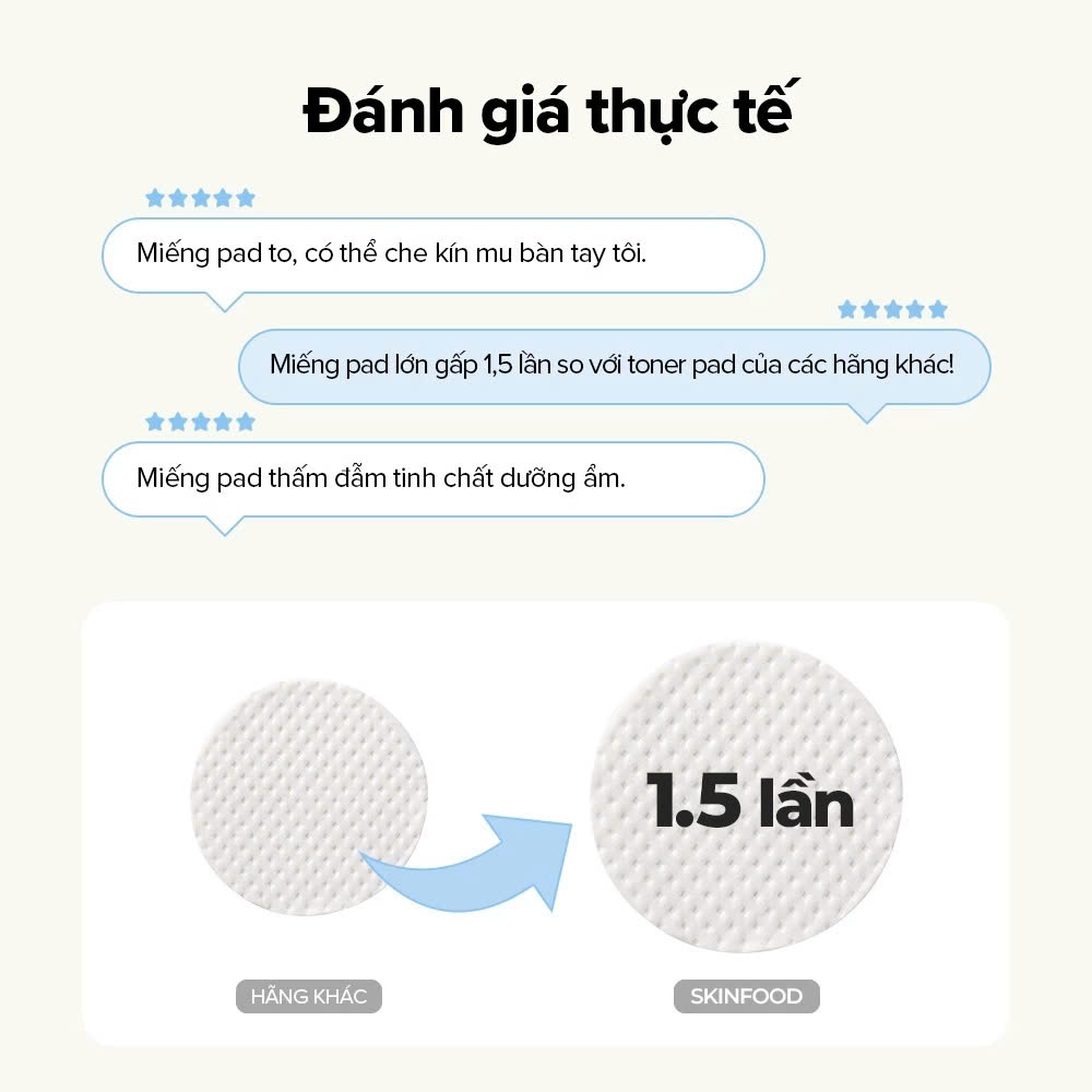 Toner Pad Skinfood Dưỡng Ẩm Làm Dịu Da Carrot Carotene Calming Water Pad 250g